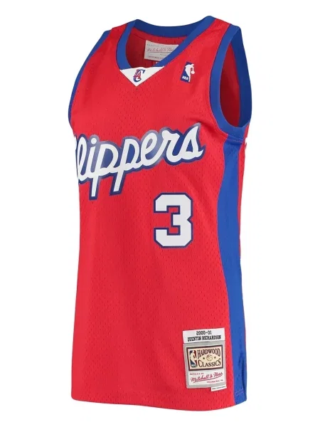 Cămașă Mitchell & Ness din jerseu roșu