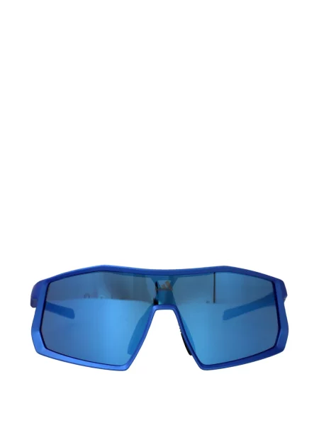 Ochelari de soare Adidas cu imprimeu geometric albastru