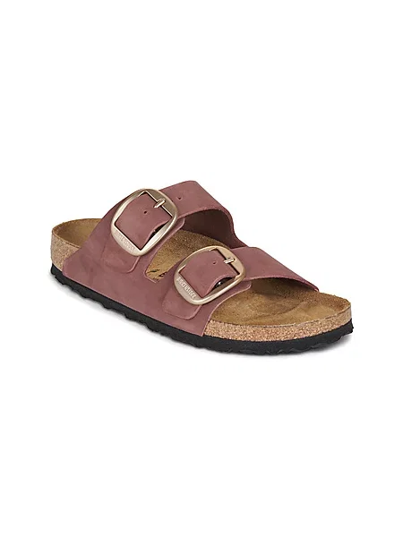 Birkenstock natikači nubukovi Arizona Big Buckle Nubuck Leather roza