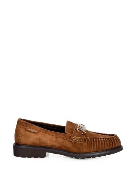 Pantofi loafer Love Moschino cu autograf maro