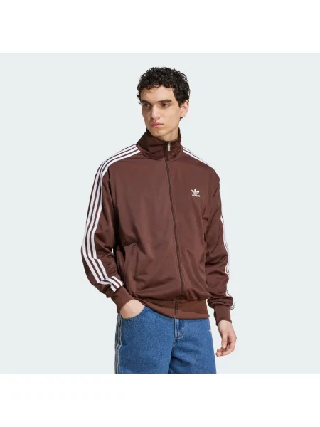 Adidas Bluza Rozpinana Firebird Tt brązowa
