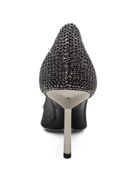 Pantofi cu toc Le Silla plasă gri