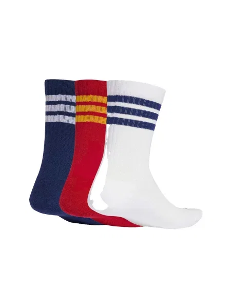 Prugaste čarape Adidas Performance bijela
