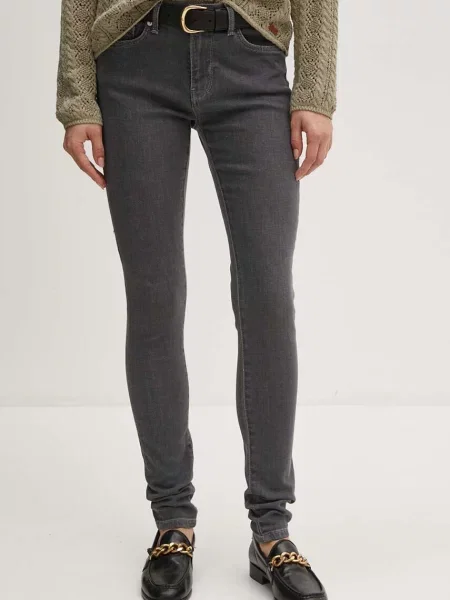 Дънки Pepe Jeans SKINNY JEANS MW сиво