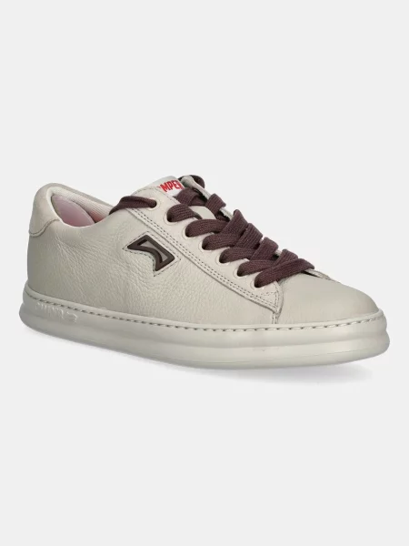 Кожени маратонки Camper Runner Four бежово