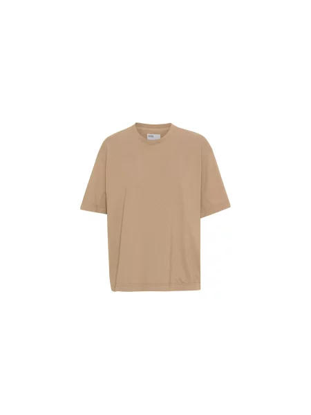 Colorful Standard Oversized Organic T-Shirt Desert Khaki Mężczyźni Koszulki Colorful Standard Jasnobrązowy Size: S
