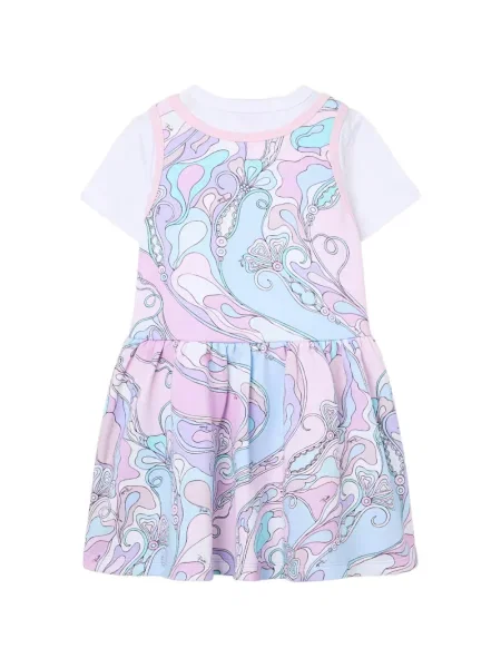 Sukienka mini dziecięca Pucci różowa