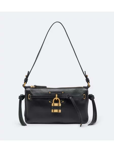 Geantă Chloé din piele negru