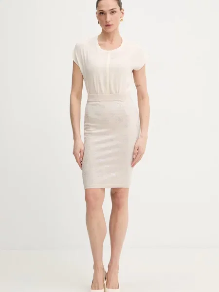 Спідниця з домішкою вовни Guess 4G