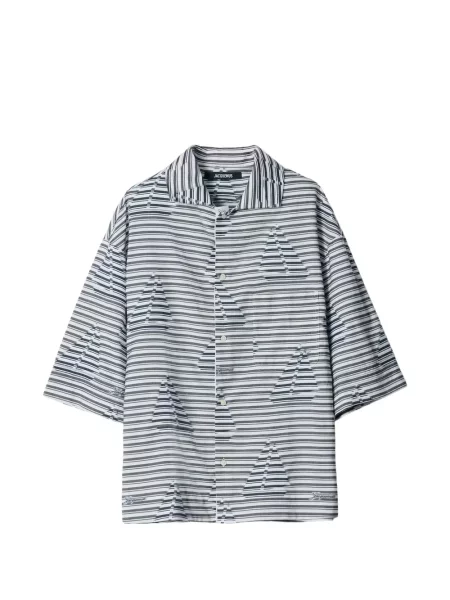 Cămașă Jacquemus cu imagine alb