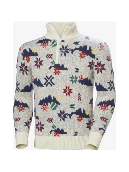 Bluza Helly Hansen Arctic Icelander Half Zip szary niebieski M biały