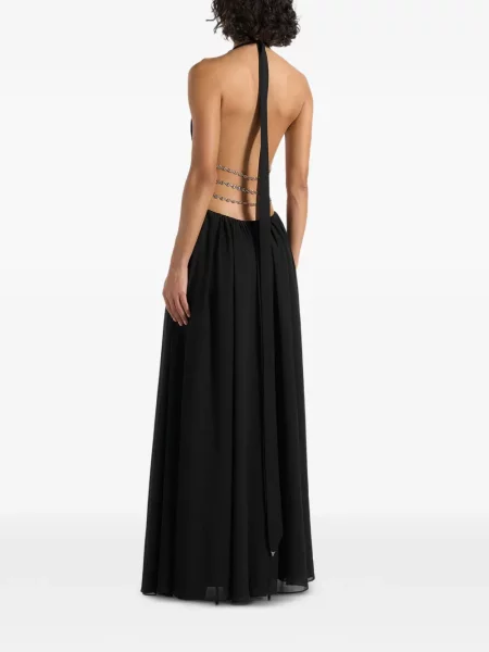 Öves maxi ruha Manière De Voir fekete