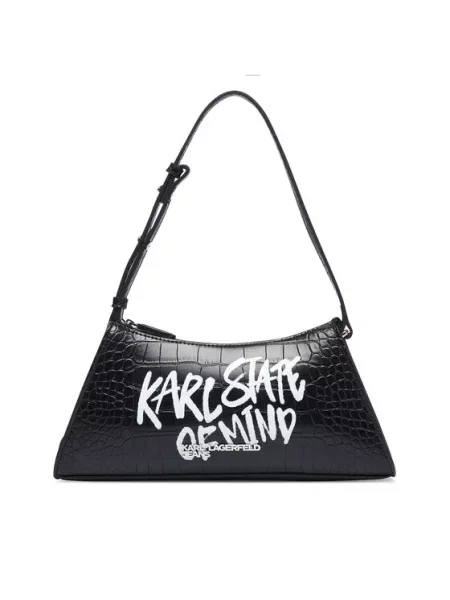 KARL LAGERFELD JEANS Geantă de umăr negru