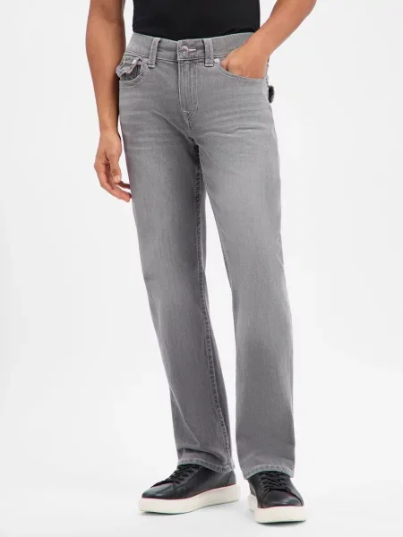 True Religion Dżinsy Ricky Relaxed Straight Mężczyźni szary