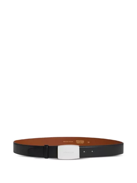 Cu centură curea Dsquared2 clasică negru