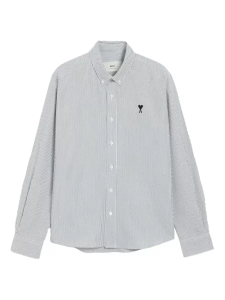 Prugasta košulja Ami Paris bijela