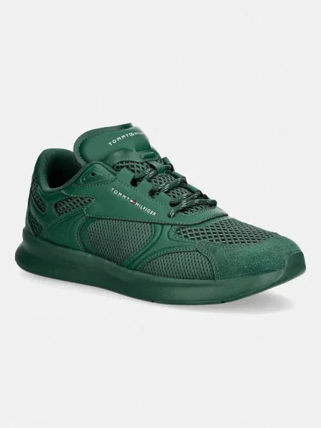 Sneakers Tommy Hilfiger Lightweight Runner Monocolor verde