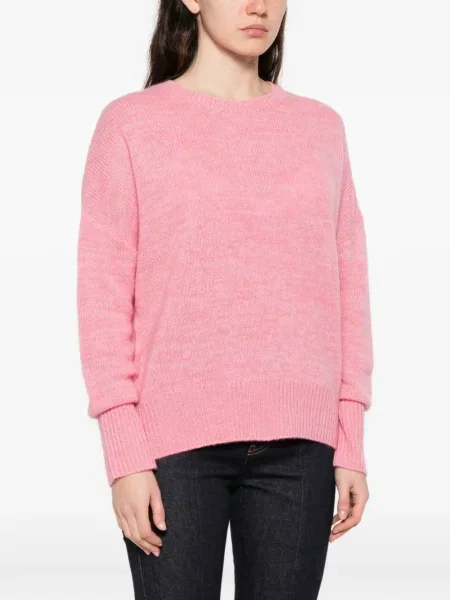 Плетен пуловер Lisa Yang розово