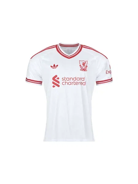 Jersey majica Adidas s kratkimi rokavi bela