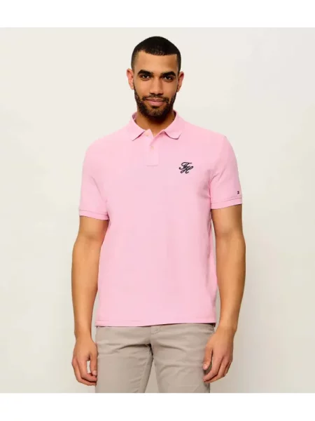 Tricou polo Tommy Hilfiger roz