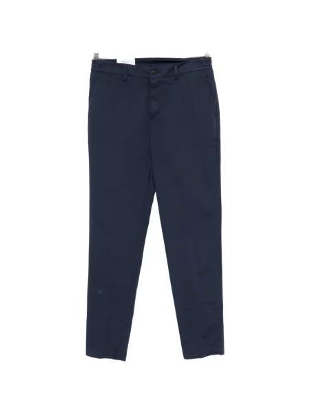 Pantaloni cu picior drept Eleventy albastru