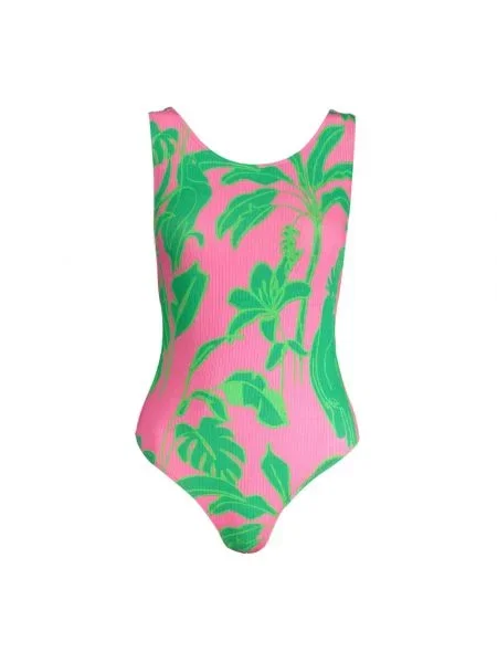 Wielobarwność body Desigual różowy