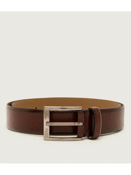 BOSS BLACK De piele curea negru