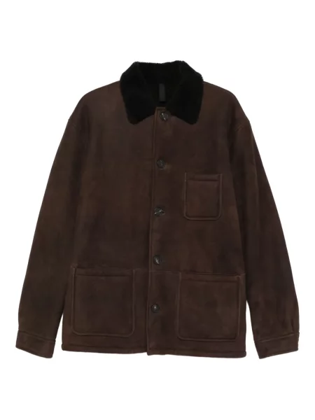 Palton de blană Tagliatore maro