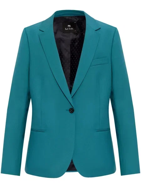 Sacou Ps Paul Smith de lână albastru