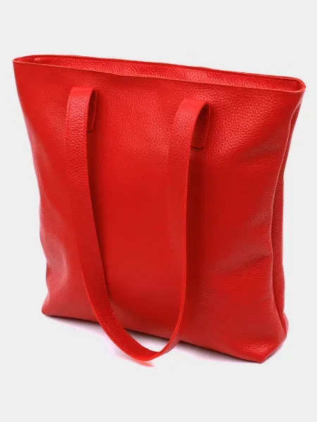 Кожаная сумка Shvigel красная