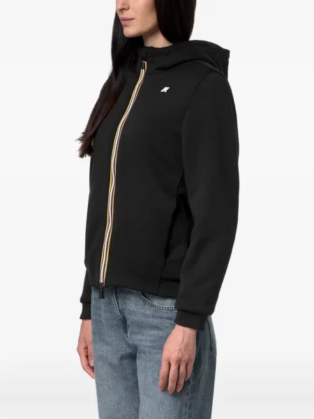 Reversibil hanorac cu glugă K-way negru