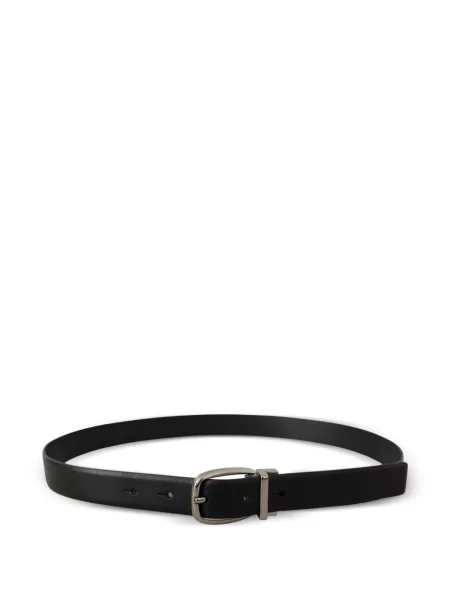 Cu centură curea Dolce & Gabbana din piele cu cataramă negru