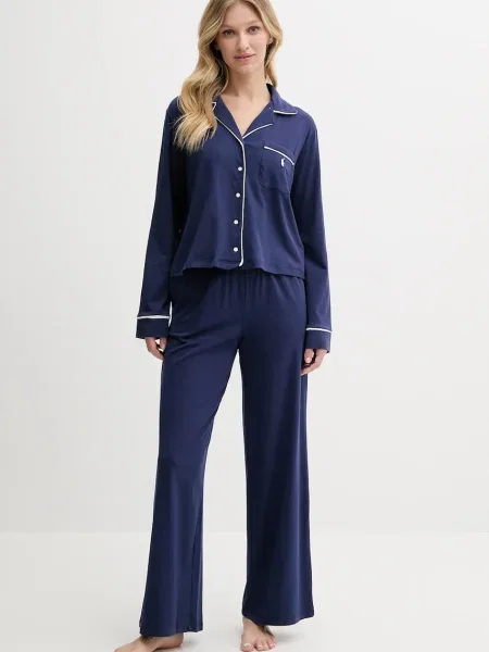 Пижама Polo Ralph Lauren дамска тъмносиньо