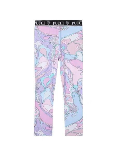 Legginsy dziecięce Pucci różowe