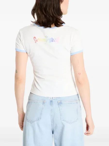 Бягане тениска Adidas с леопардов принт от джърси черно