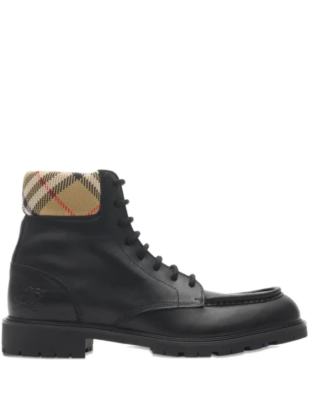 Botine Burberry din piele maro
