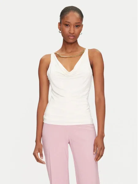 Top Marciano Guess clasic alb