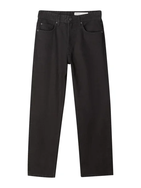 Bershka Kavbojke denim črn