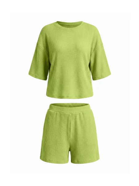 Imily Bela Costum cu pantaloni verde