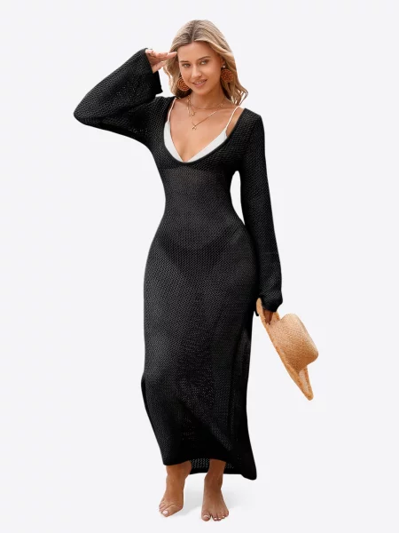 Imily Bela Rochie de plaja negru