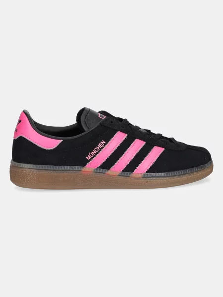 Sneakers adidas Muenchen W Core Black/ Lucid Pink/ EUR 41 μαύρο