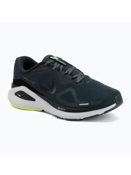 Férfi futócipő Nike Structure 26 Wide seaweed/volt/pure platin Structure 26 Extra Wide zöld