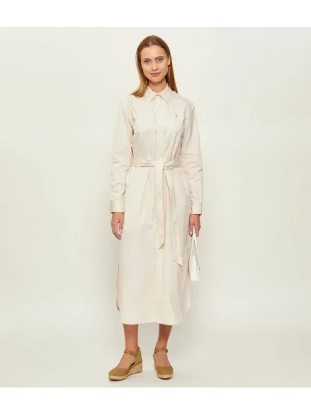 Polo Ralph Lauren Rochie tip cămașă bej