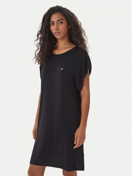 Emporio Armani Underwear Cămașă de noapte negru