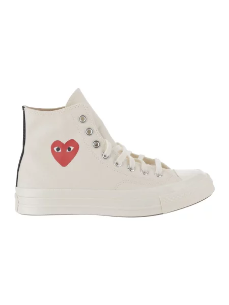 Sneakersy Comme Des Garcons Play skórzane casual czarne
