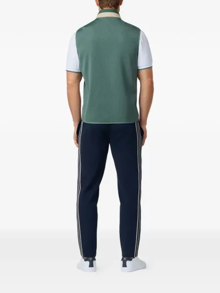 Vestă Hackett London din piele de căprioară verde