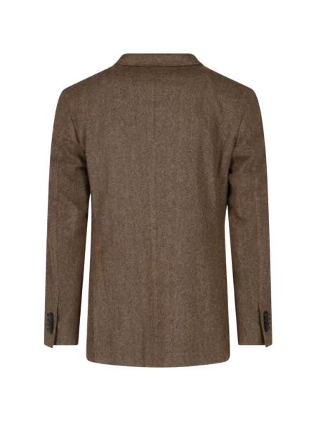 Geacă Boglioli cu model herringbone maro
