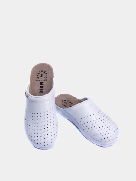 Шкіряне Сабо Mubb білий