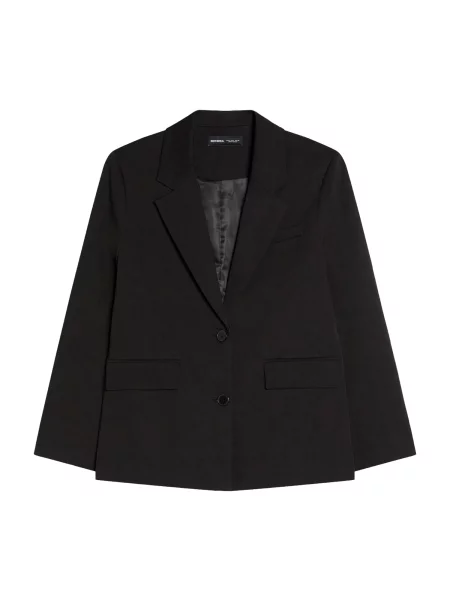Bershka Blazer črna