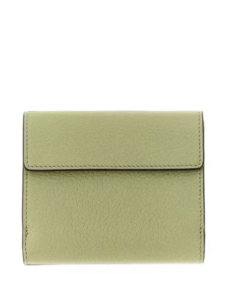 Portofel Chloé din piele verde